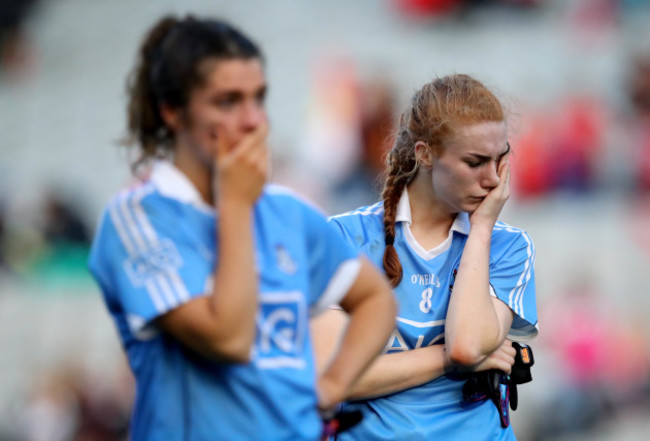 Lauren Magee dejected