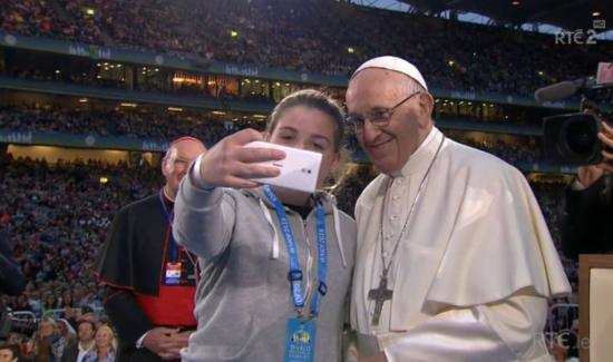 Pope selfie
