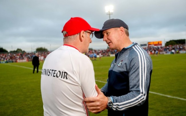 Mickey Harte and Jim Gavin