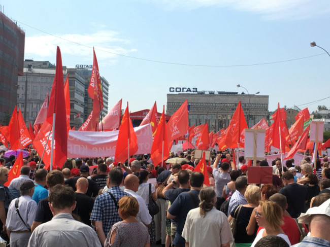 Protest in Moscow