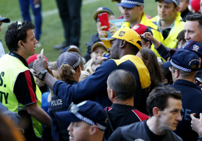 ALEAGUE MARINERS USAIN BOLT