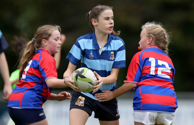 Action from today's Give It A Try Event at St. Mary's RFC in Dublin