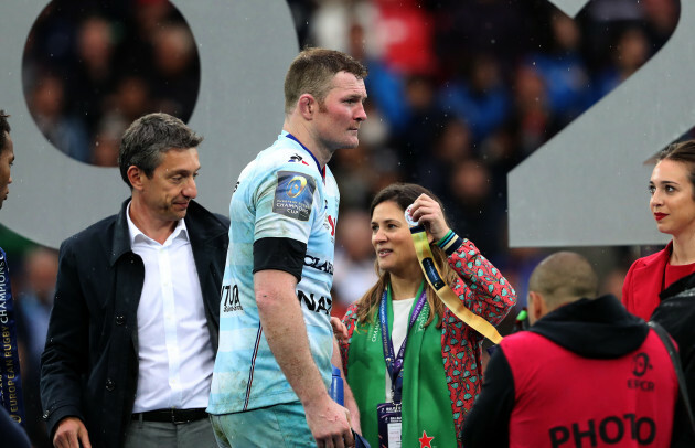 Racing 92’s Donnacha Ryan after the game