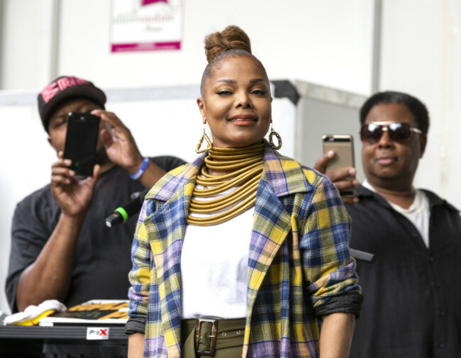 Janet Jackson appearance during Harlem Week ''Summer in the City'' Event-NYC