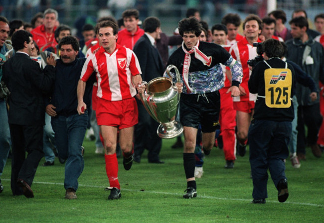 Soccer - European Cup - Final - Red Star Belgrade v Olympic Marseille