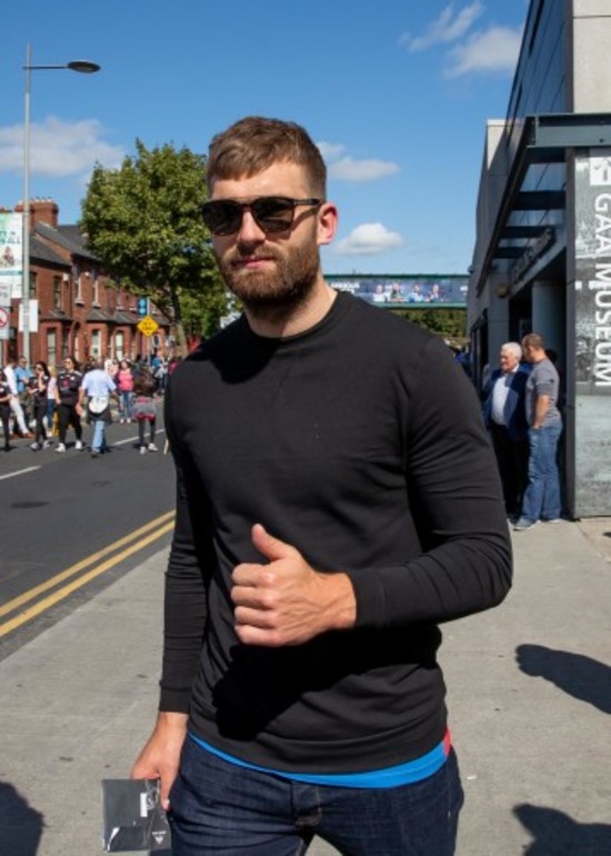 Aidan O'Shea arrives ahead of the game