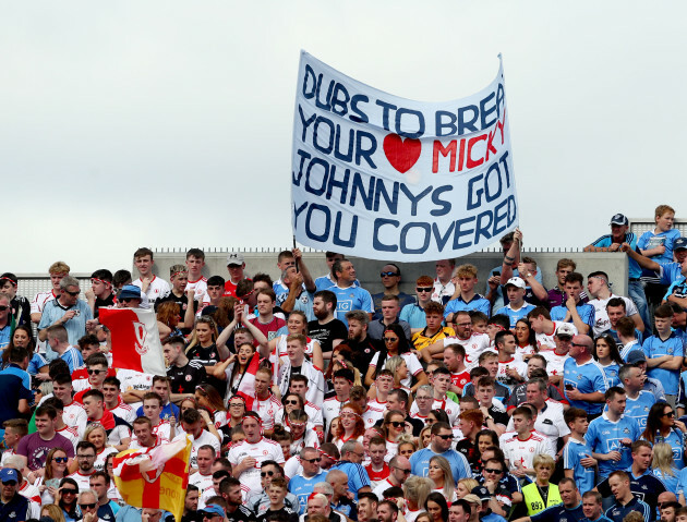 Dublin and Tyrone fans