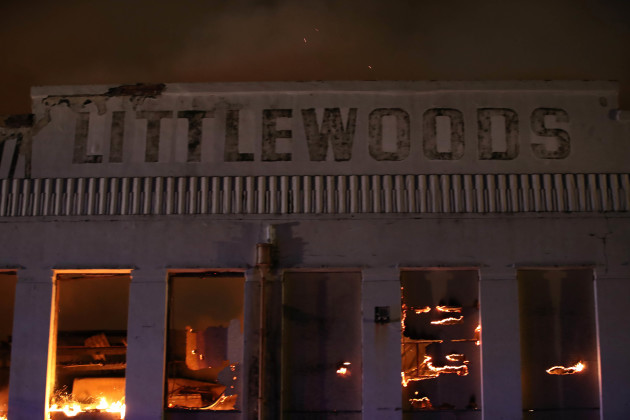 Littlewoods building fire