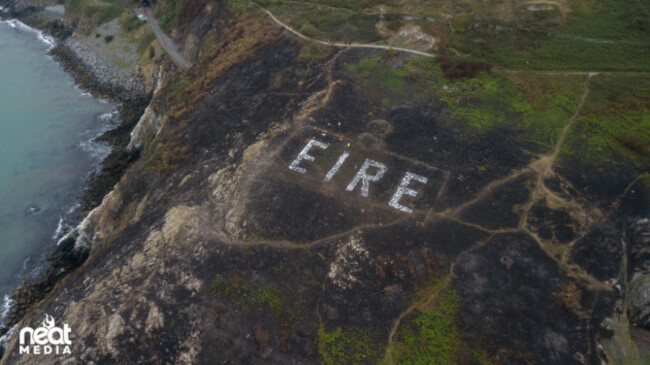 © NEAT Media - www.neat.ie - EIRE SIGN - Bray Head - 1st Sept 2018