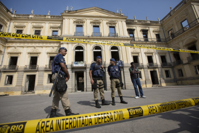 Brazil Rio Museum Fire