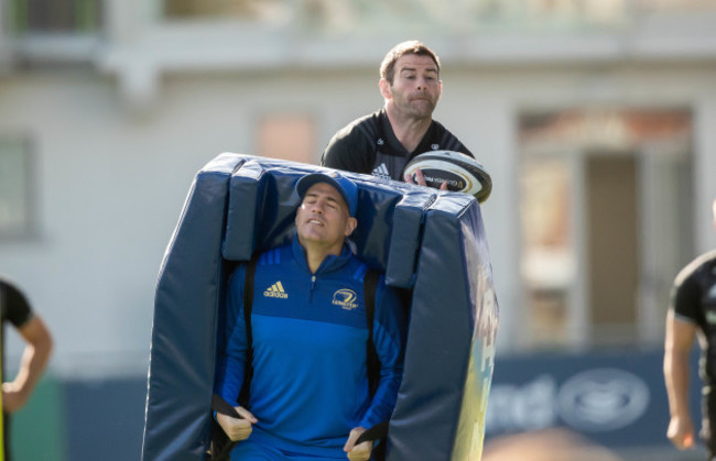 Felipe Contepomi with Fergus McFadden