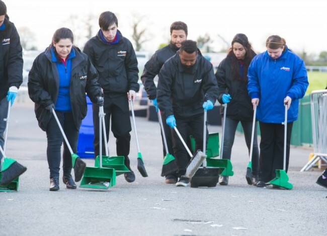 Ryans Cleaning team ready for the Papal Visit clean up challenge