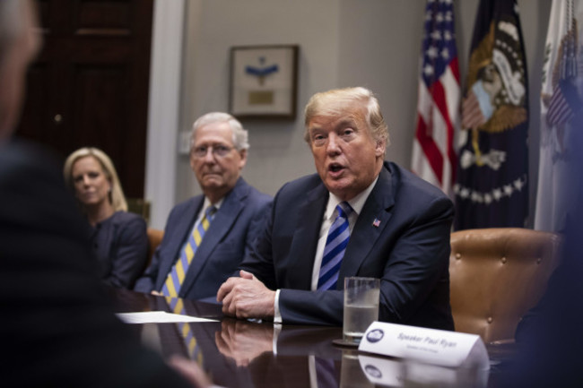 President Trump meets with Republican Congressional Leadership