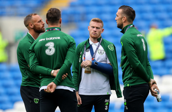 James McClean who misses the game with an injury