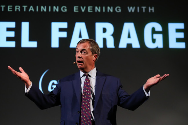 NIGEL FARAGE PERTH