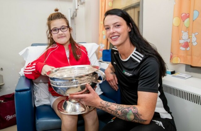 Aisling Thompson with Erin Keogh