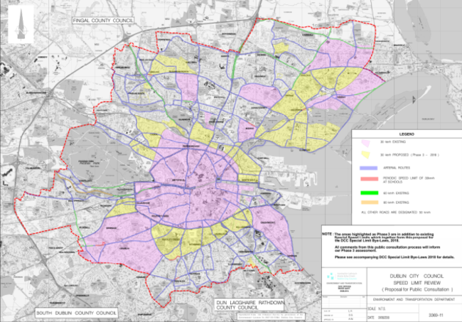 30kmh zones yellow