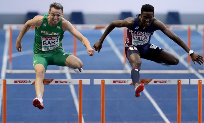 Thomas Barr on his way to finishing third