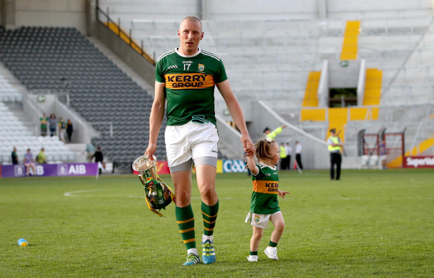 Kieran Donaghy with his daughter Lola Rose