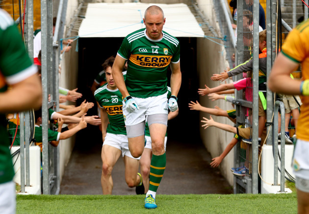 Kieran Donaghy takes to the field