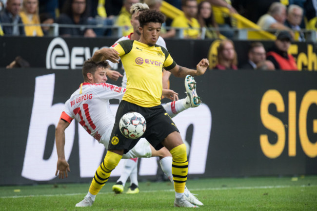 Soccer 1. Bundesliga / Borussia Dortmund - RB Leipzig 4: 1.