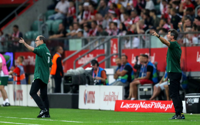 Martin O'Neill and Roy Keane