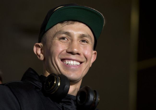 Alvarez-Golovkin Arrivals Vegas