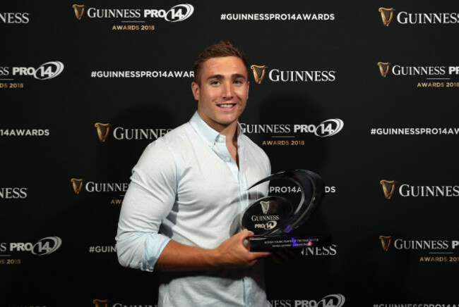 Honda Young Player of the Year Award winner Jordan Larmour