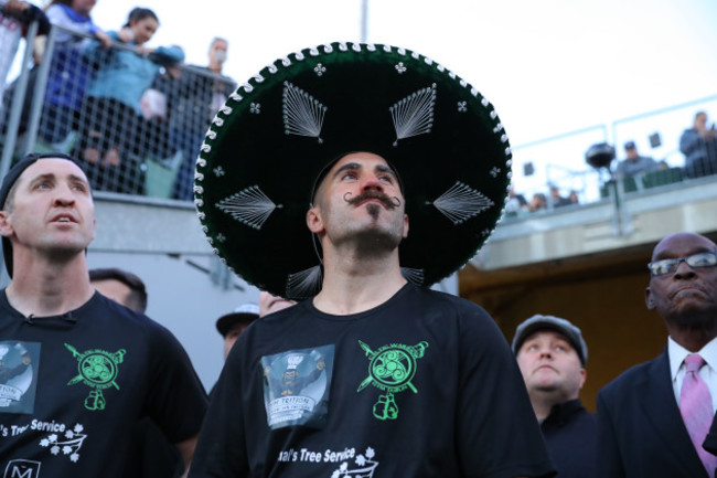 Gary O'Sullivan ahead of the fight