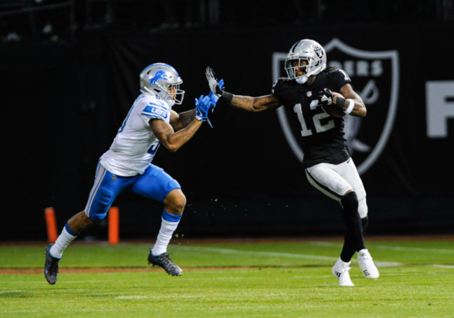 NFL: AUG 10 Preseason - Lions at Raiders