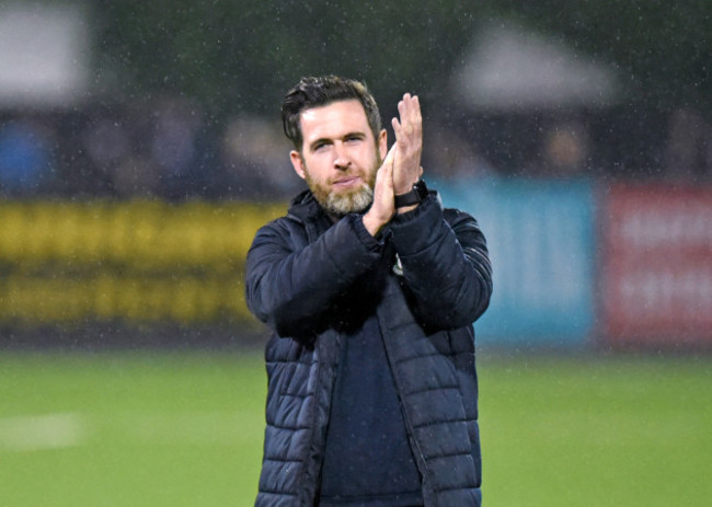 Stephen Bradley celebrates winning