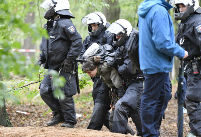 Germany Environment Fight Hambach Forest