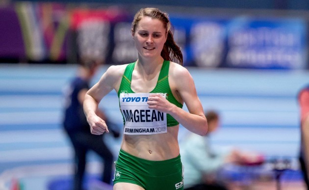 Ciara Mageean on her way to finishing in 7th place