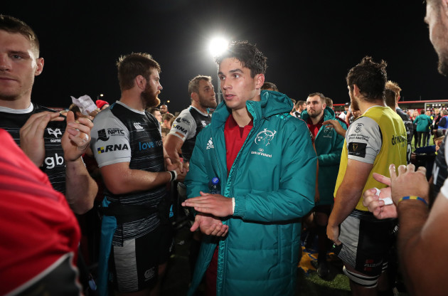 Joey Carbery after the match