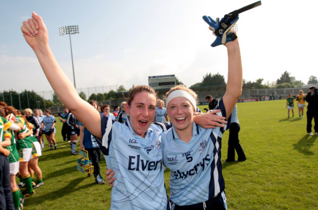 Siobhan McGrath and Gemma Fay celebrate