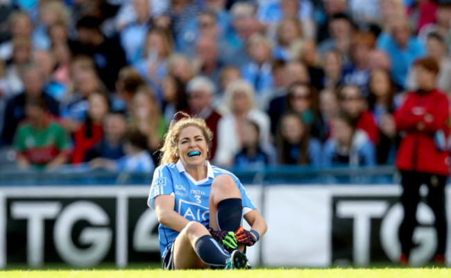 Sinead Finnegan down injured