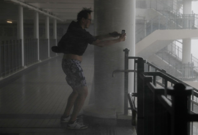 Hong Kong Asia Typhoon