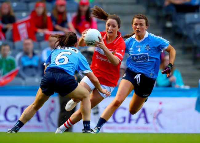 Eimear Scully with Leah Caffrey and Siobhan McGrath