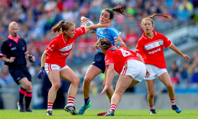 Niamh McEvoy with Aisling Hutchings and Shauna Kelly