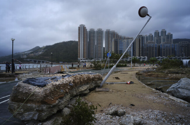 Hong Kong Asia Typhoon