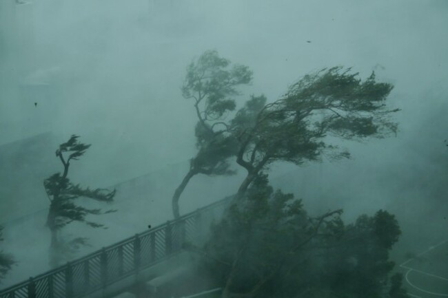 CHINA-HONG KONG-MANGKHUT-TOP TYPHOON WARNING(CN)