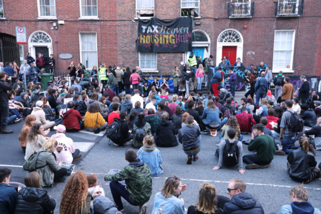 Take Back the City activists protest