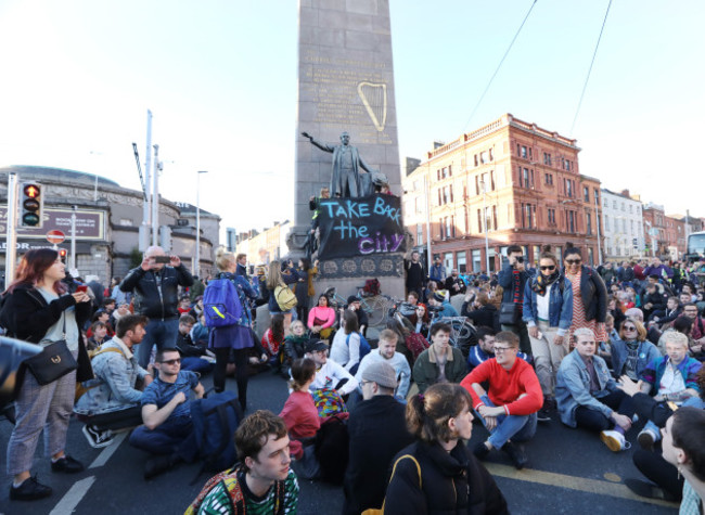 Take Back the City activists protest