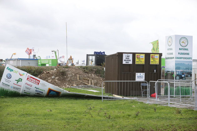 Ploughing Championships cancelled storm damage