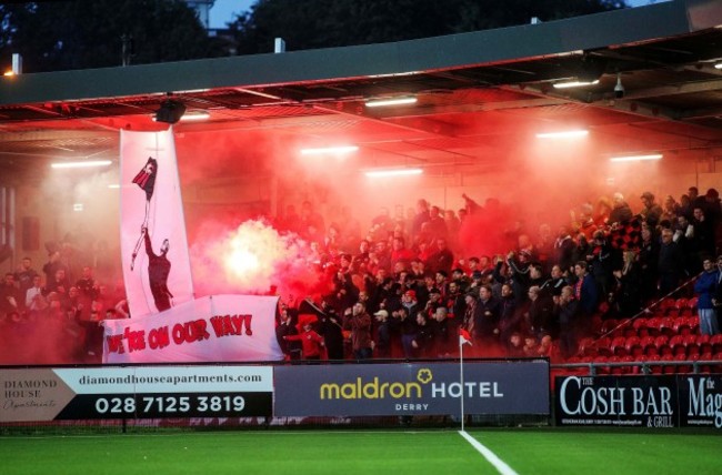 Bohemians fans ahead of the game