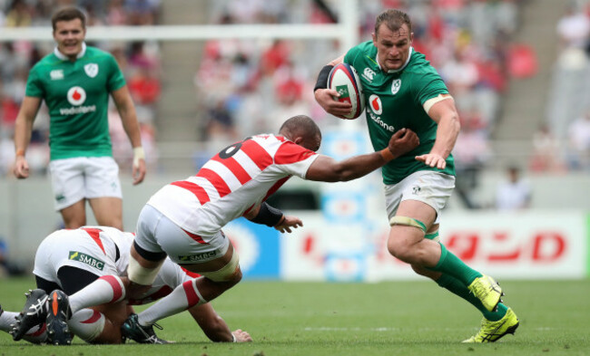 Rhys Ruddock and Michael Leitch