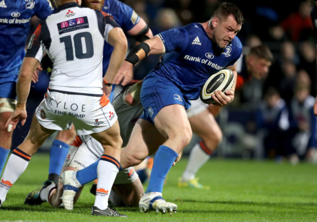 Cian Healy and Simon Berghan