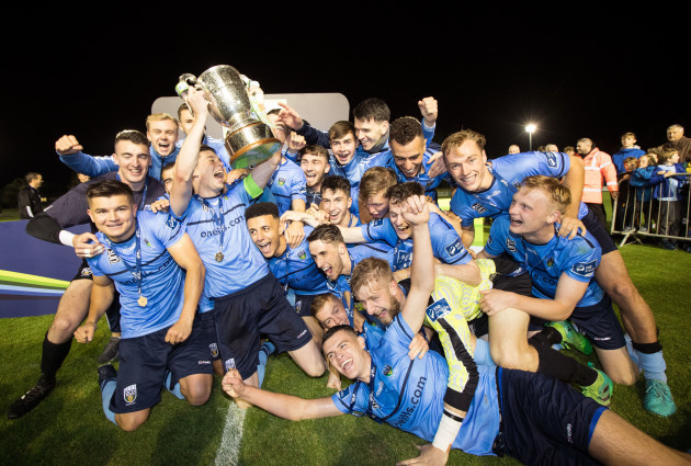 UCD celebrate winning the SSE Airtricity League first division