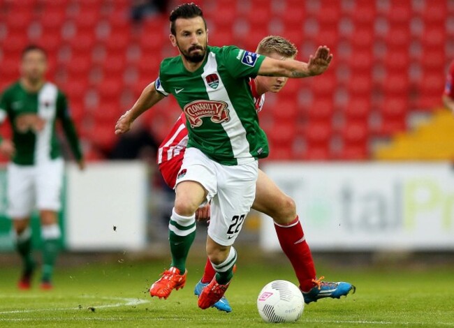 Liam Miller with Gary Boylan