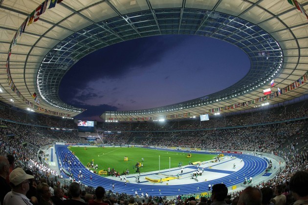 A general view of the Olympic Stadium in Berlin
